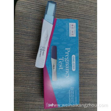 home pregnancy test midstream with 8.0mm inner strip